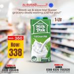 Milk Pack Full Cream Milk – 1 Liter | Tetra Pack